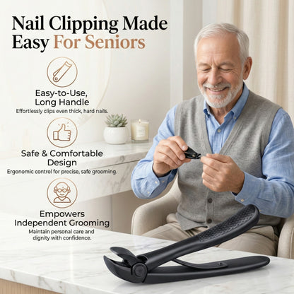 EasyClip Pro® Nail Clipper for Seniors | Cuts Thick Nails With Less Effort