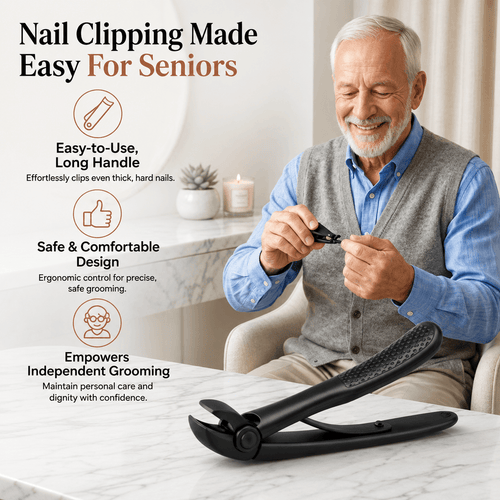 EasyClip Pro® Nail Clipper for Seniors | Cuts Thick Nails With Less Effort