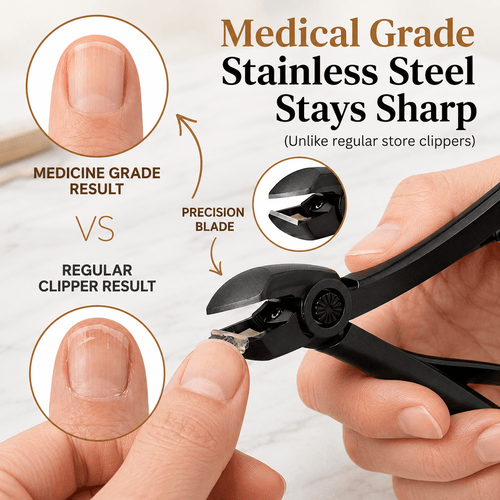 EasyClip Pro® Nail Clipper for Seniors | Cuts Thick Nails With Less Effort