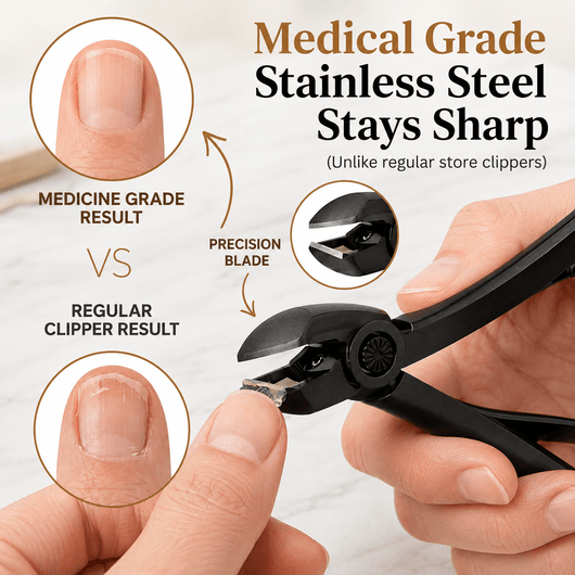 EasyClip Pro® Nail Clipper for Seniors | Cuts Thick Nails With Less Effort